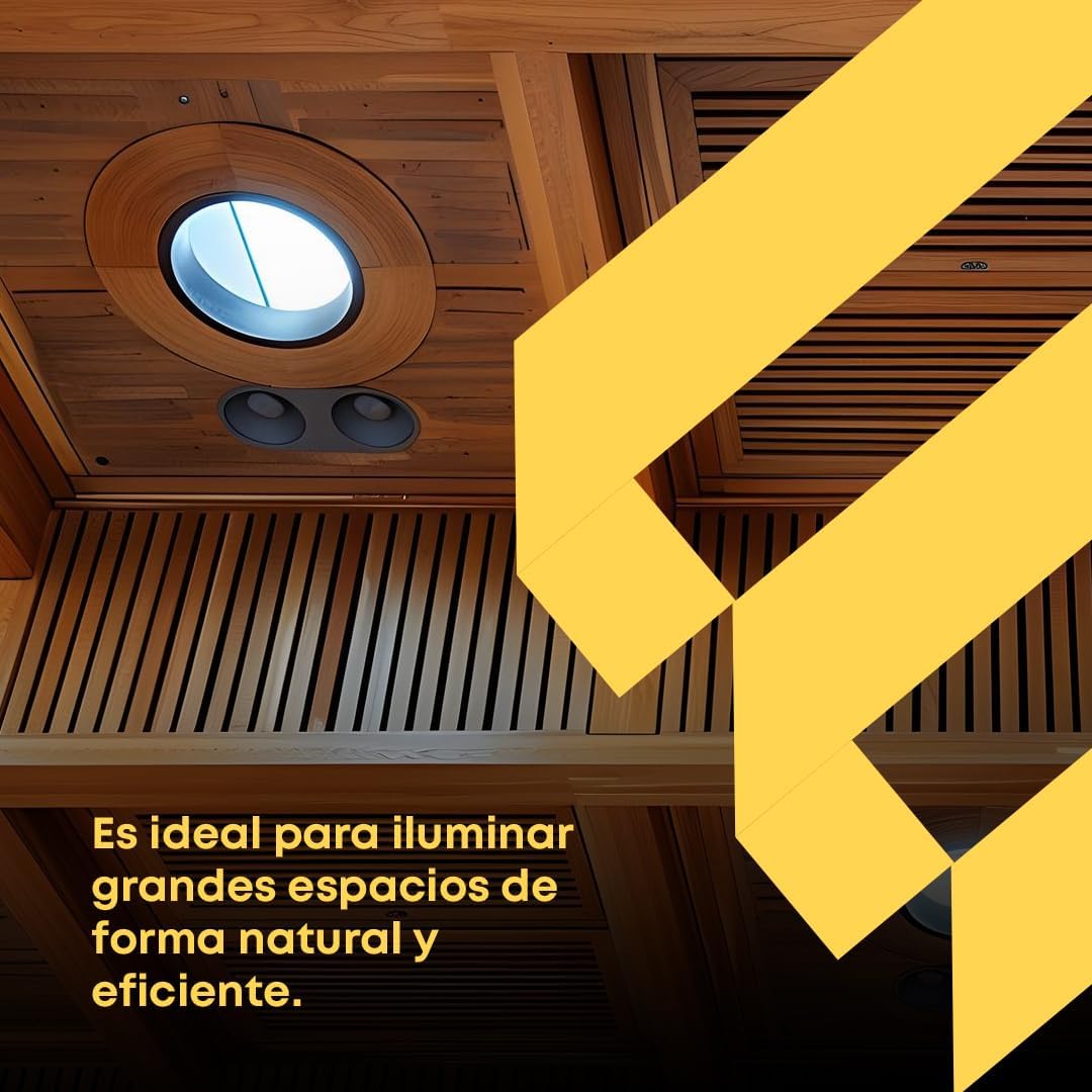Claraboya Esférica Metacrilato Acrílico PMMA Incoloro Transparente con Pestaña - Imagen 3