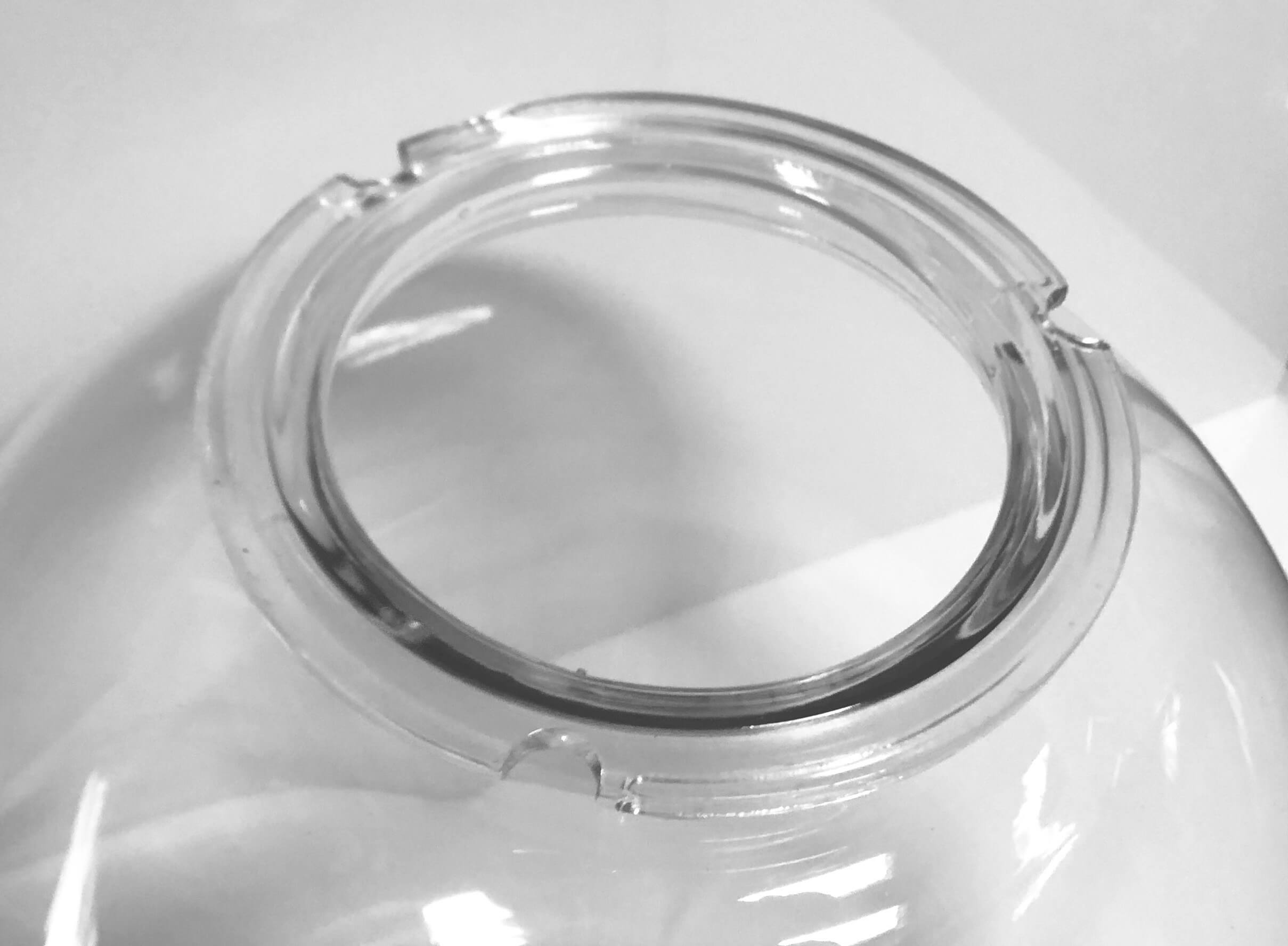 Difusor Esférico POLICARBONATO INCOLORO TRANSPARENTE con Cuello Bayoneta - Imagen 4