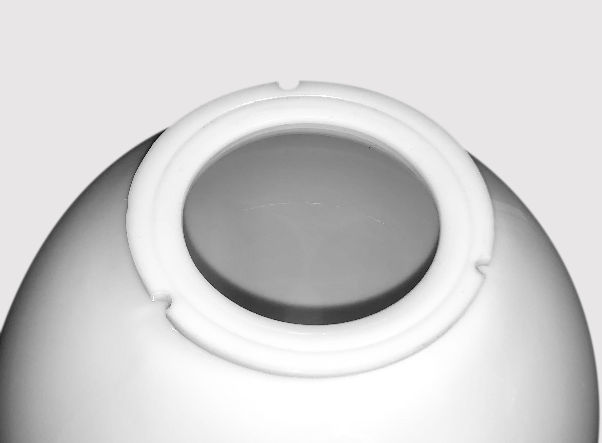 Difusor Esférico POLICARBONATO BLANCO OPAL con Cuello Bayoneta - Imagen 4